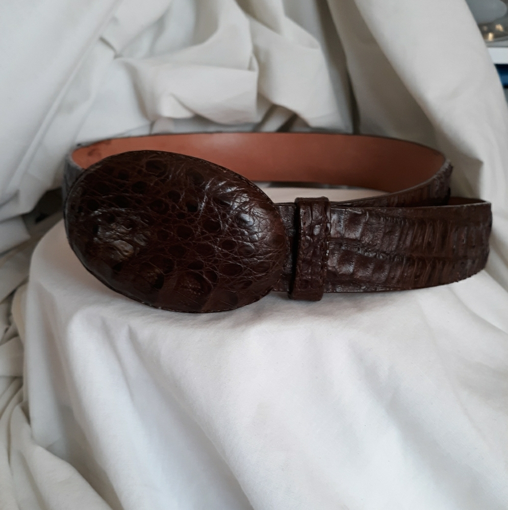 Vintage alligator belt